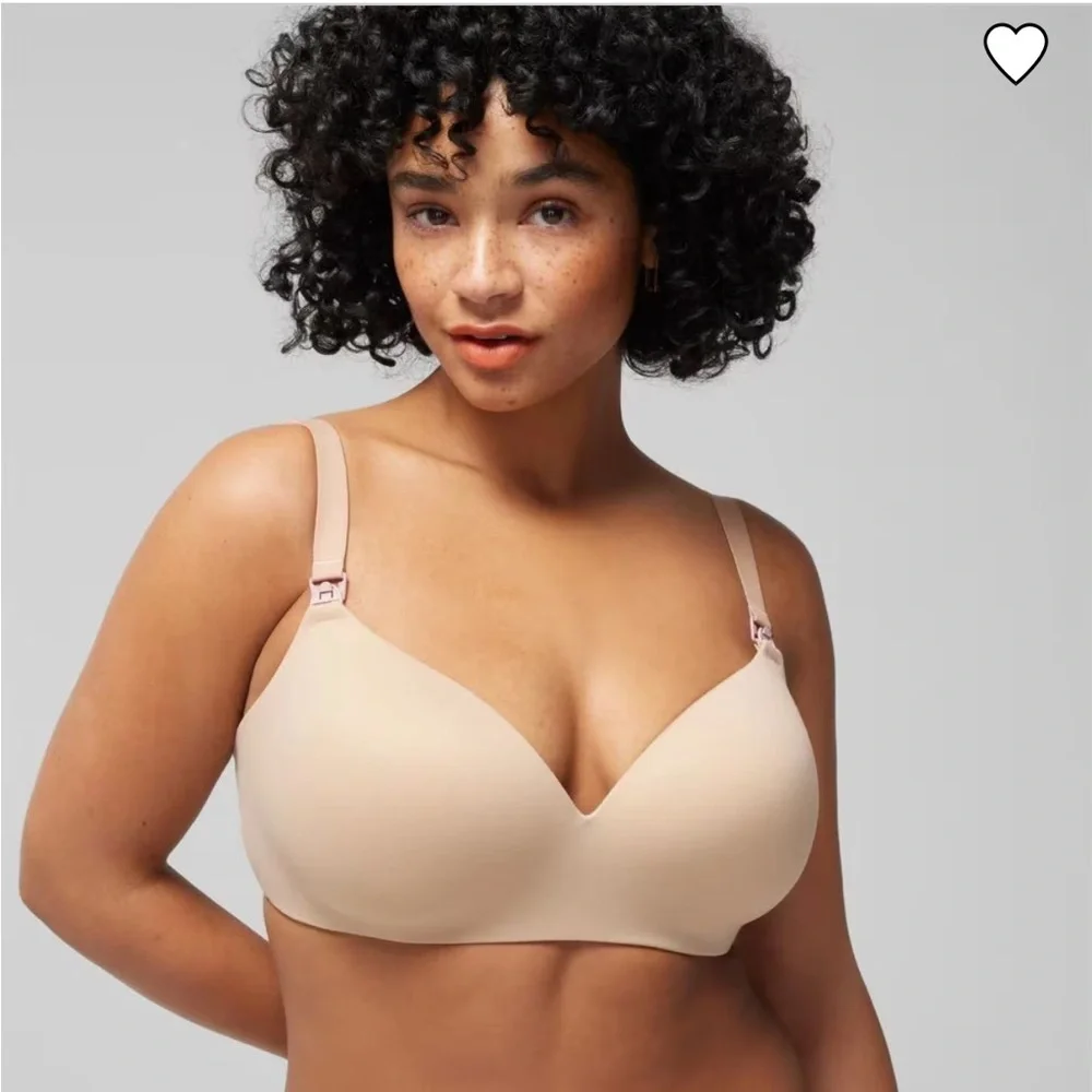 Soma Nude Nursing Wireless Bra